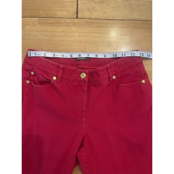 J.McLaughlin Red Stretch Pants Size‎ 2 - Picture 5 of 7